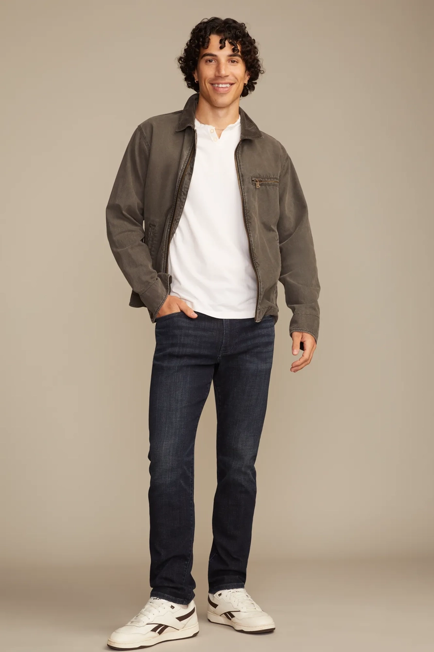 Image of Lucky Brand 410 Athletic Straight Coolmax Stretch Jean - Men's Pants Denim Straight Leg Jeans in Genesis