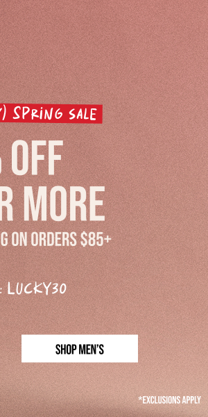 Shop Men's 30% Off $150 or more 