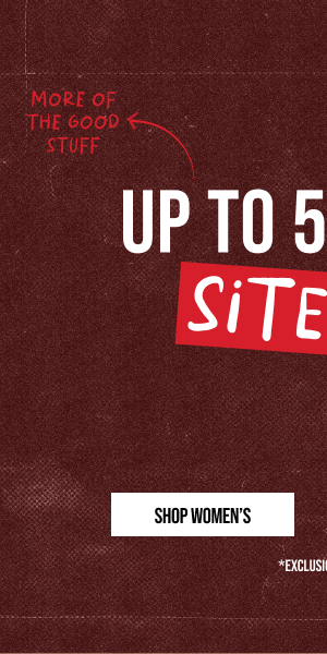 Up to 50% off shop women's
