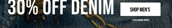 30% off Denim Shop Men's 30% off Denim Shop Men's