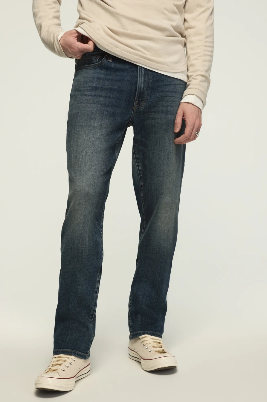 Image of Lucky Brand 363 Vintage Straight Coolmax Stretch Jean - Men's Pants Denim Straight Leg Jeans in Harrison