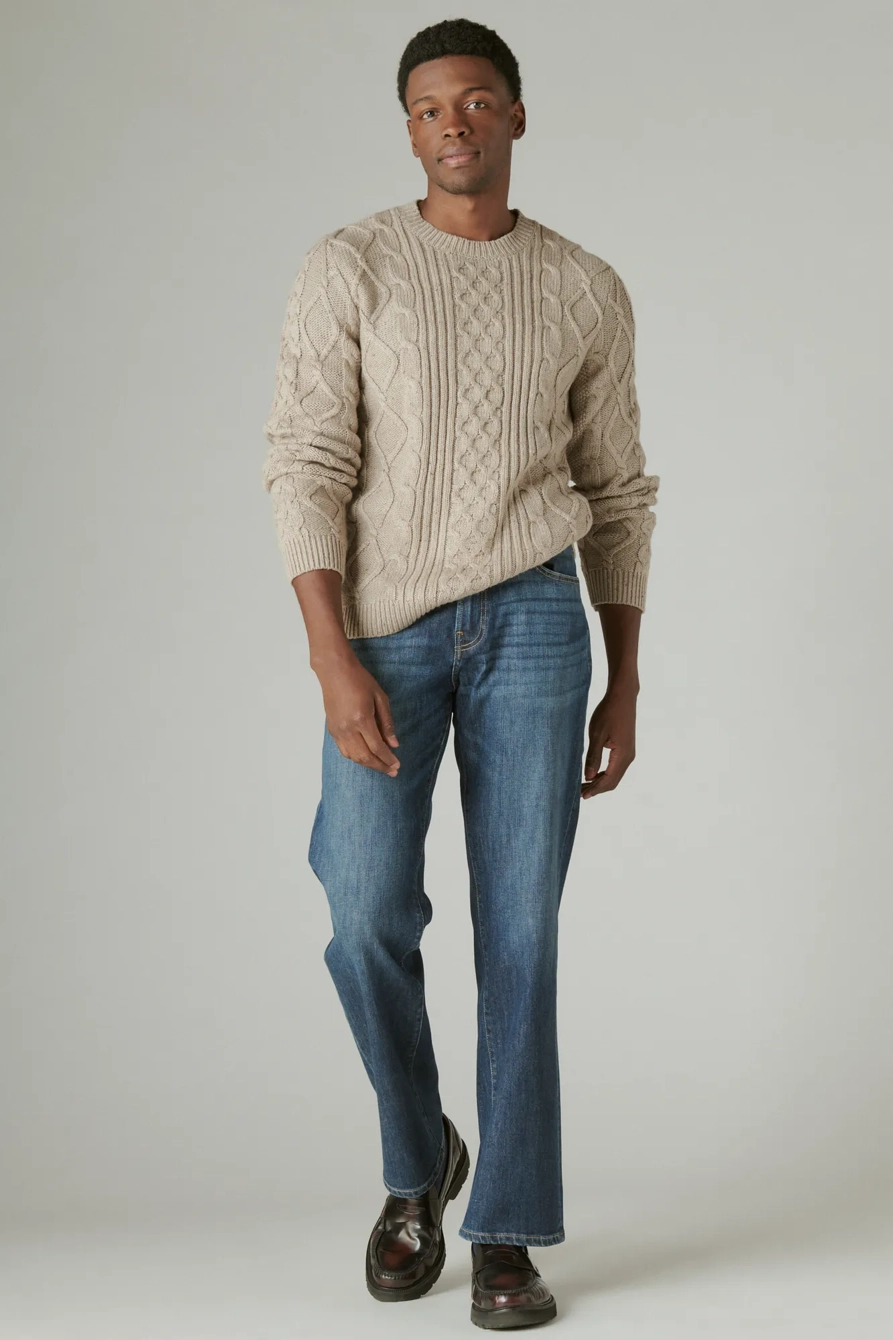 Image of Lucky Brand 181 Relaxed Straight - Men's Pants Denim Straight Leg Jeans in Wade