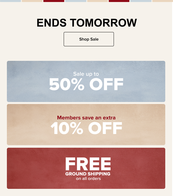 Sale up to 30% off