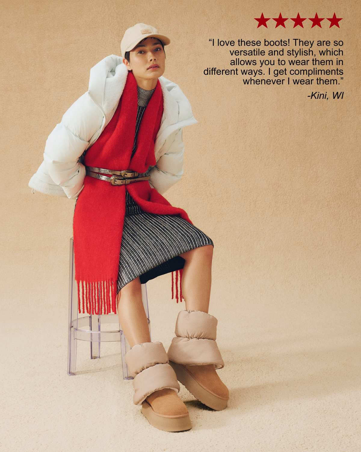 “I love these boots! They are so versatile and stylish, which allows you to wear them in different ways. I get compliments whenever I wear them.” -Kini, WI