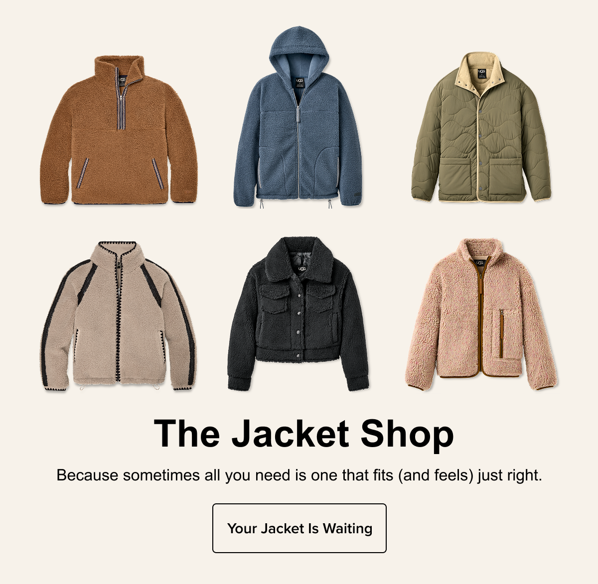 The Jacket Shop | Because sometimes all you need is one that fits (and feels) just right. | Your Jacket Is Waiting