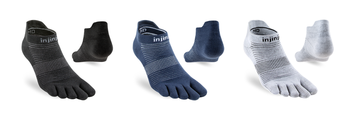 Injinji Run Lightweight No-Show Sock