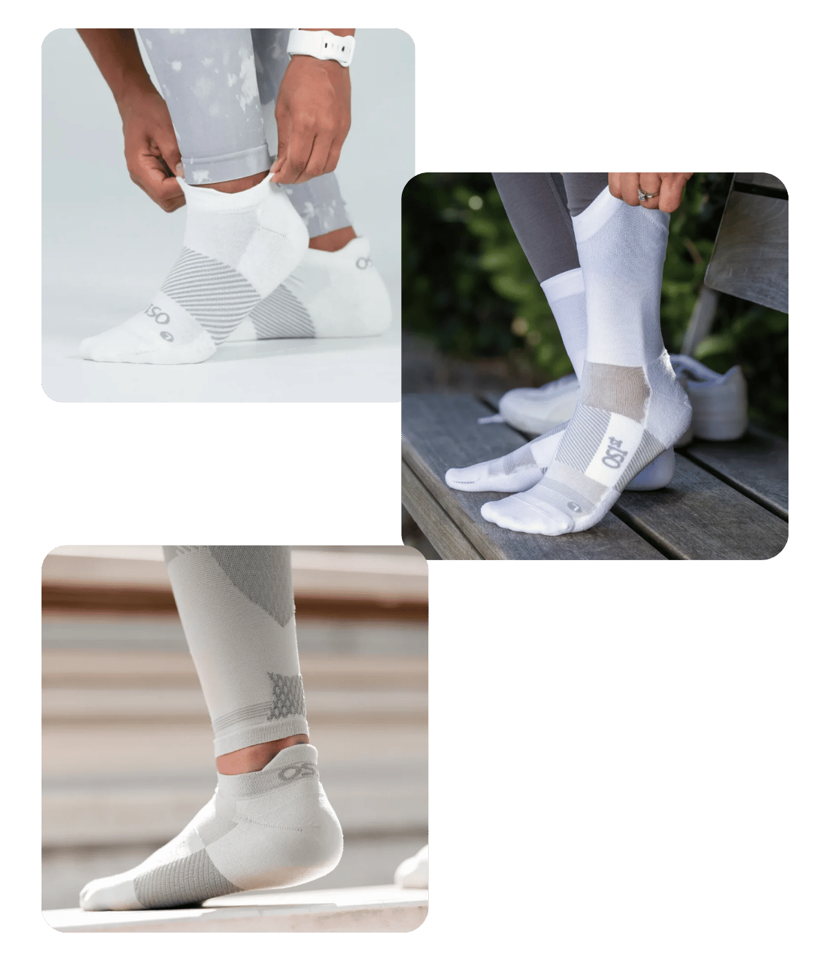 OS1st Wicked Comfort No Show Socks