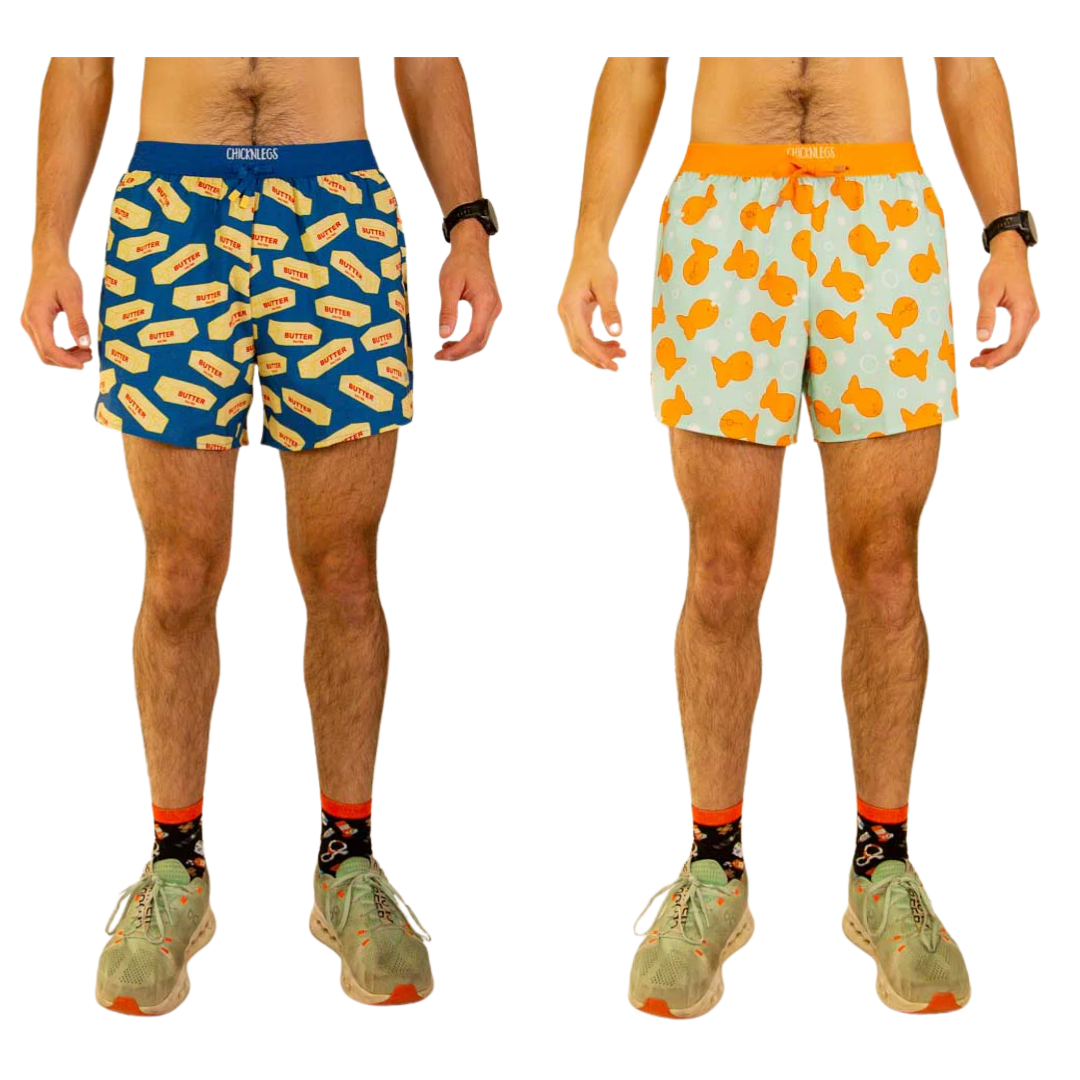 ChicknLegs Men's 5 DS Running Shorts