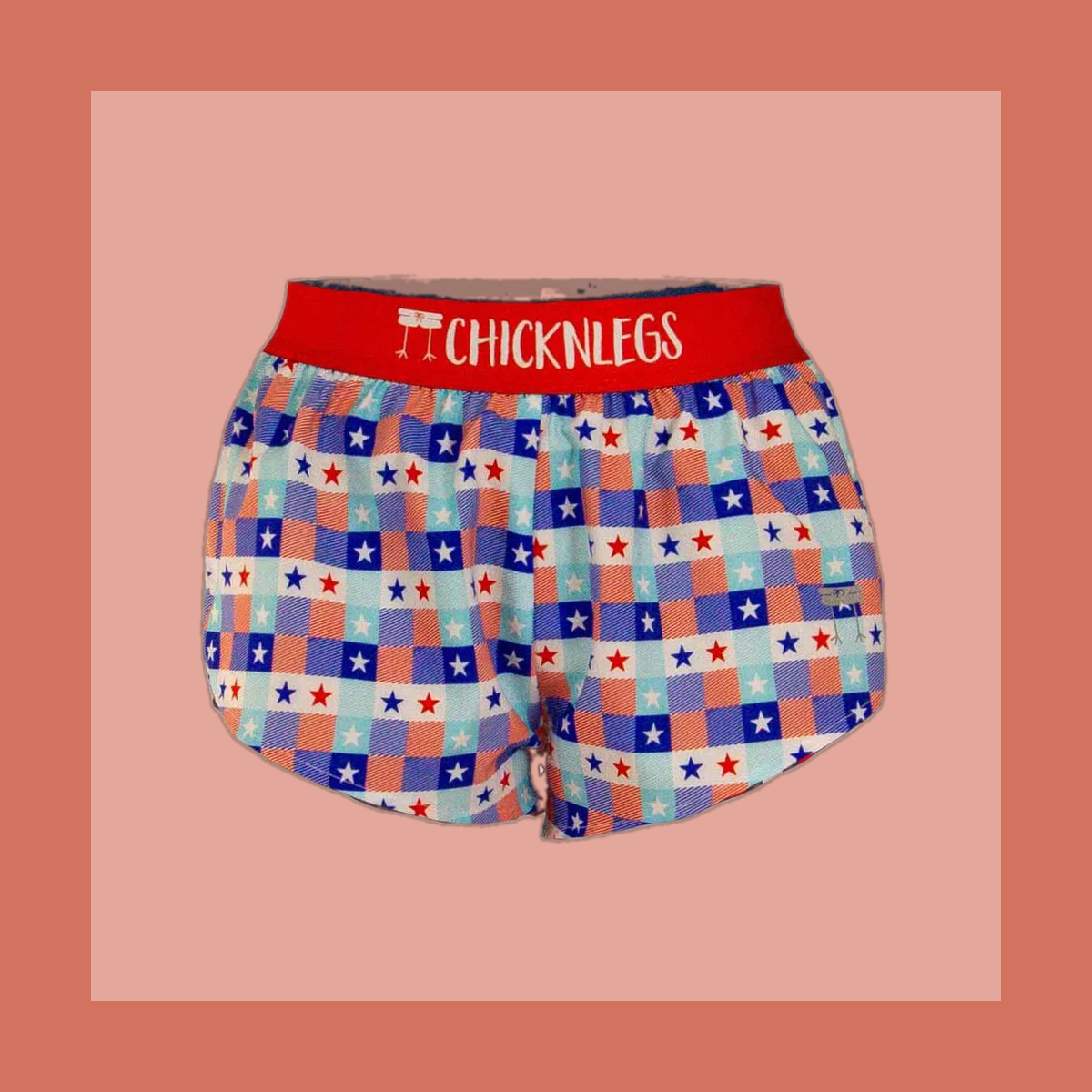 Women's USA Picnic 1.5" Split Shorts