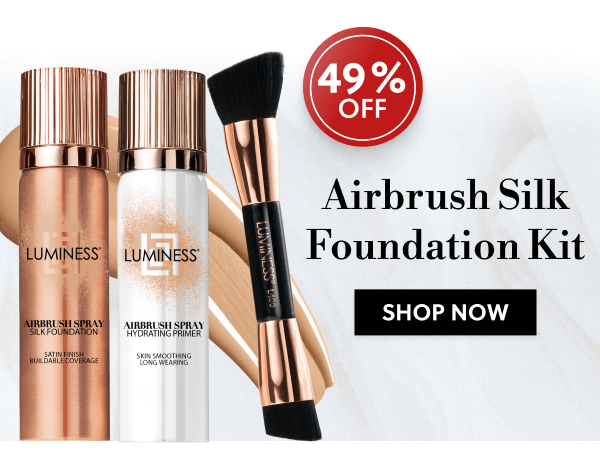 Airbrush Silk Foundation Kit | 49% OFF | SHOP NOW