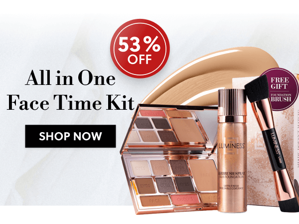 All in One Face Time Kit | 53% OFF | FREE GIFT | FOUNDATION BRUSH | SHOP NOW