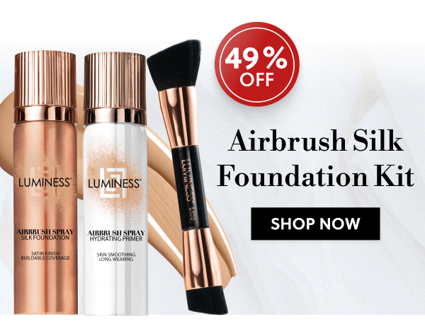 Airbrush Silk Foundation Kit | 49% OFF | SHOP NOW