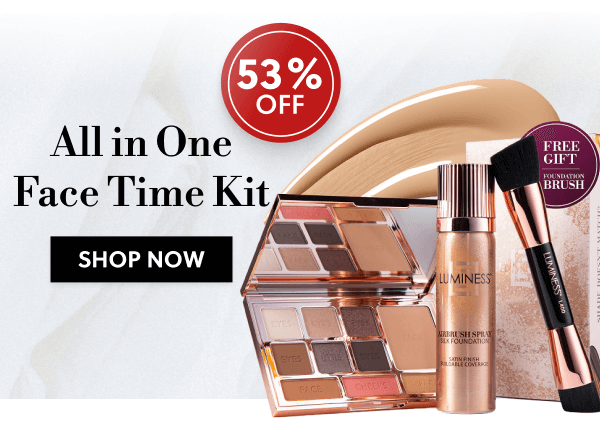 All in One Face Time Kit | 53% OFF | FREE GIFT | FOUNDATION BRUSH | SHOP NOW