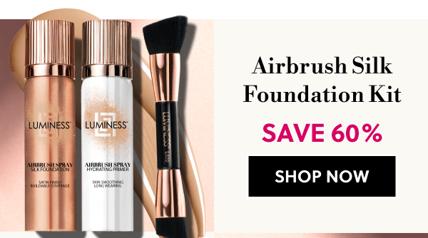 Airbrush Silk Foundation Kit | SAVE 60% | SHOP NOW