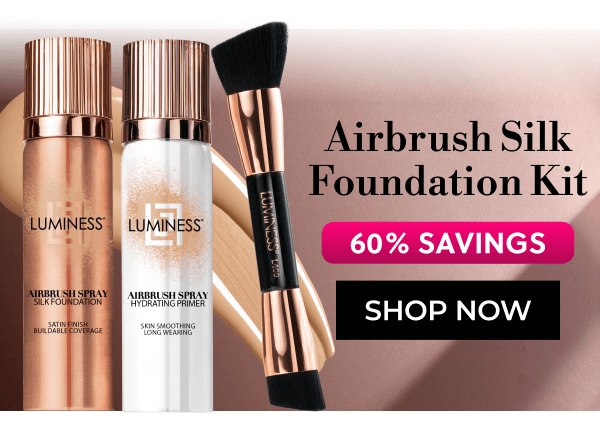 Airbrush Silk Foundation Kit | 60% SAVINGS | SHOP NOW