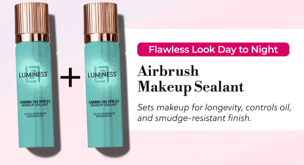 Flawless Look Day to Night | Airbrush Makeup Sealant | Sets makeup for longevity, controls oil, and smudge-resistant finish.