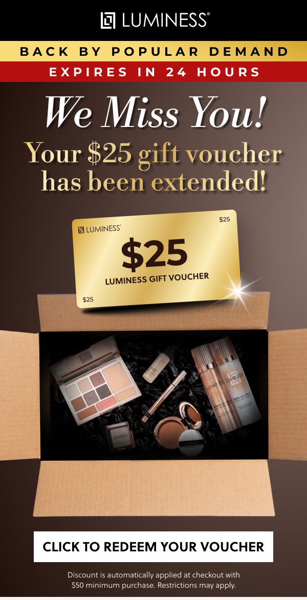 Enjoy $25 on Us