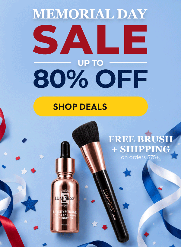 MEMORIAL DAY SALE: FREE SHIPPING + FREE BRUSH