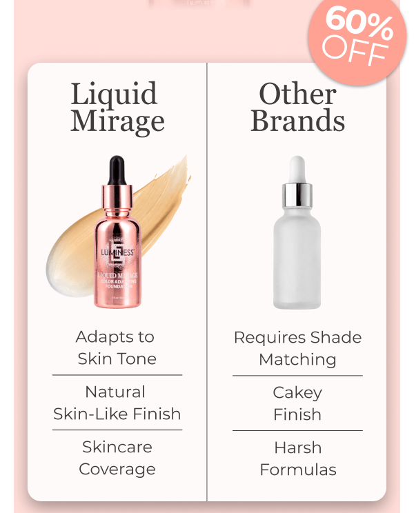 See Difference Between Liquid Mirage and other Brands!