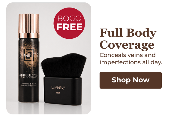 FULL BODY COVERAGE FOUNDATION: Conceals veins and imperfections all day.