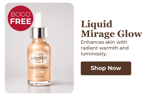 LIQUID MIRAGE GLOW: Enhances skin with radiant warmth and luminosity.