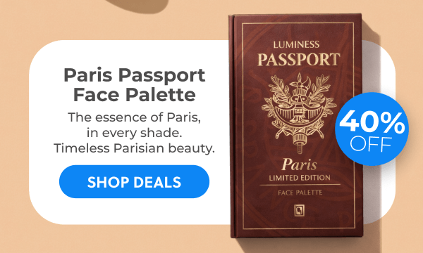 PARIS PASSPORT FACE PALETTE: The essence of Paris, in every shade. Timeless Parisian beauty.