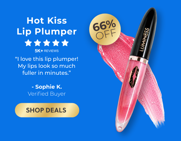 INTRODUCING HOT KISS LIP PLUMPER: Hydrates and plumps for the perfect pout!