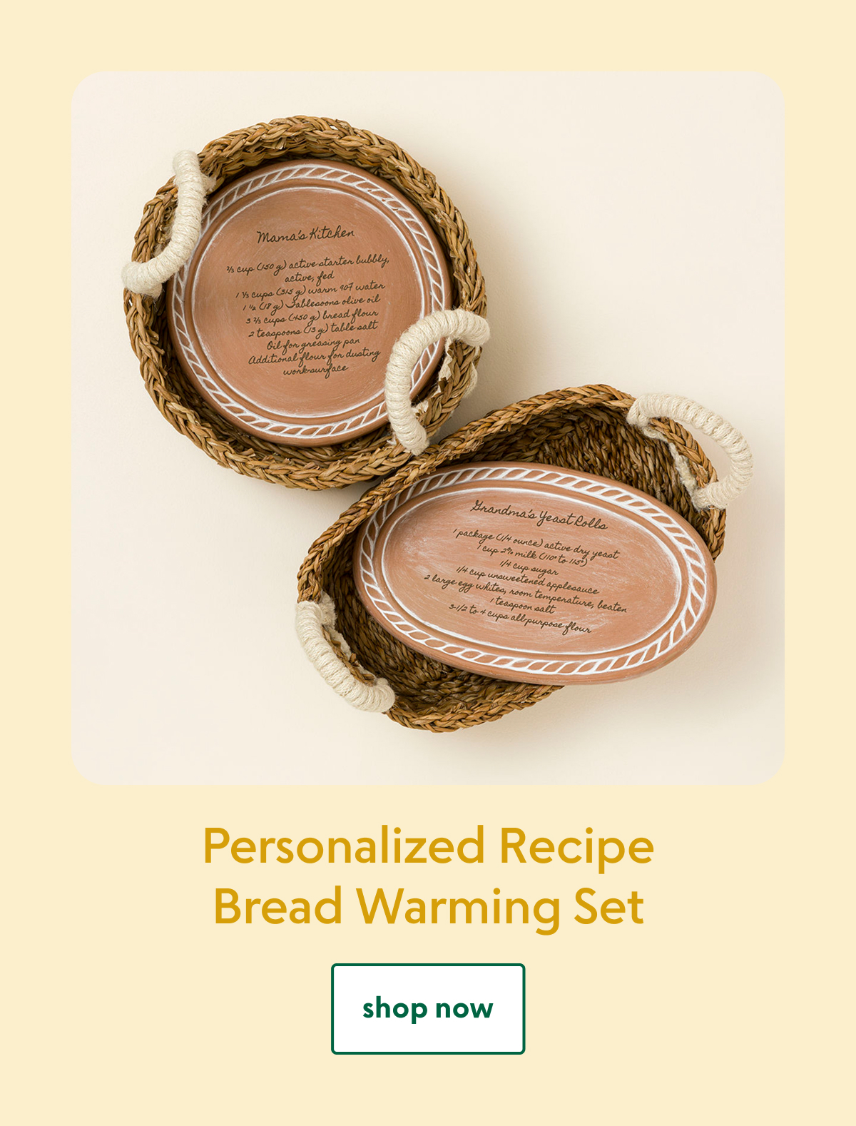 personalized-recipe-bread-warming-set