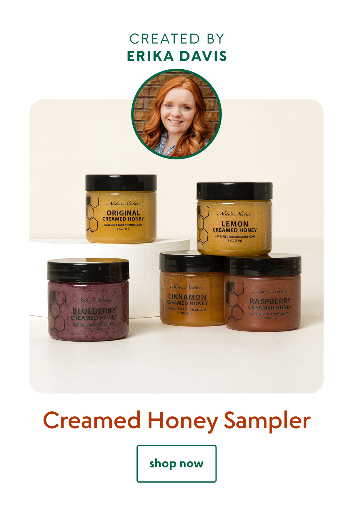 creamed-honey-sampler