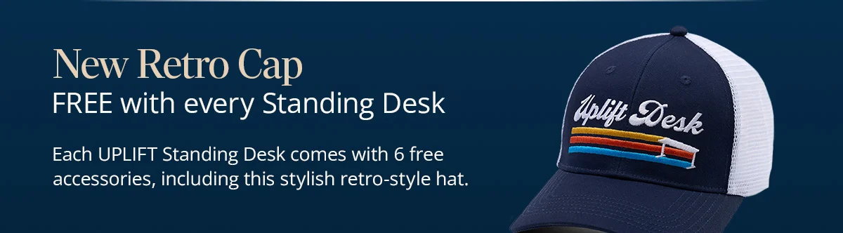 New Retro Cap FREE with every Standing Desk