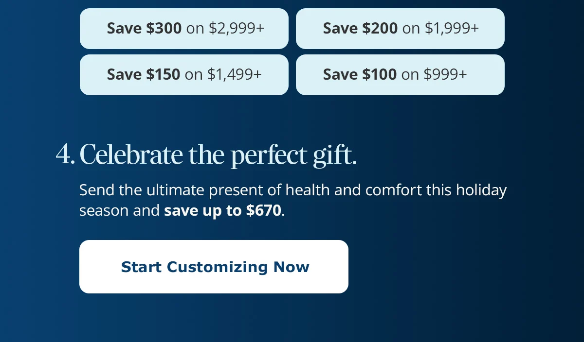 Start customizing now