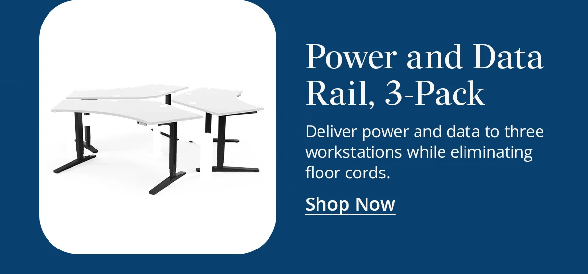 Power and Data Rail, 3-Pack