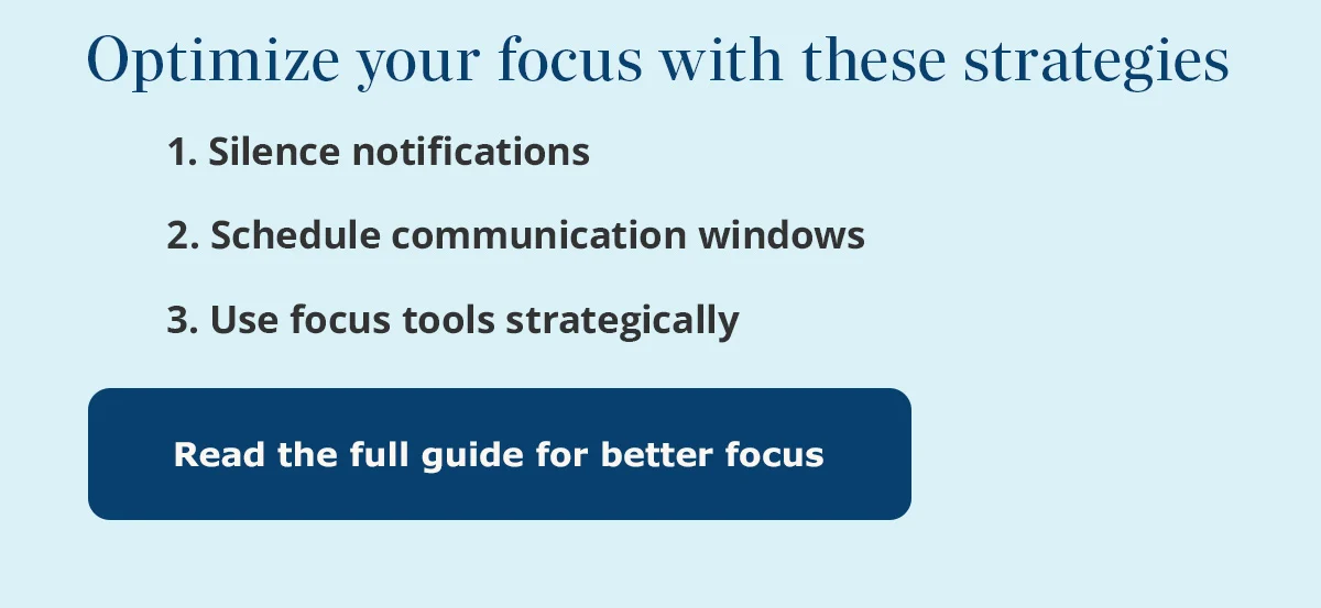 Read the full guide for better focus