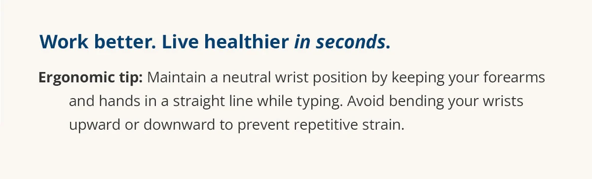 Ergonomic tip