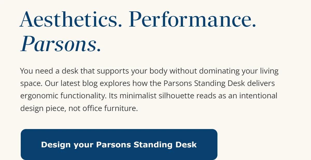 Design your Parsons Standing Desk