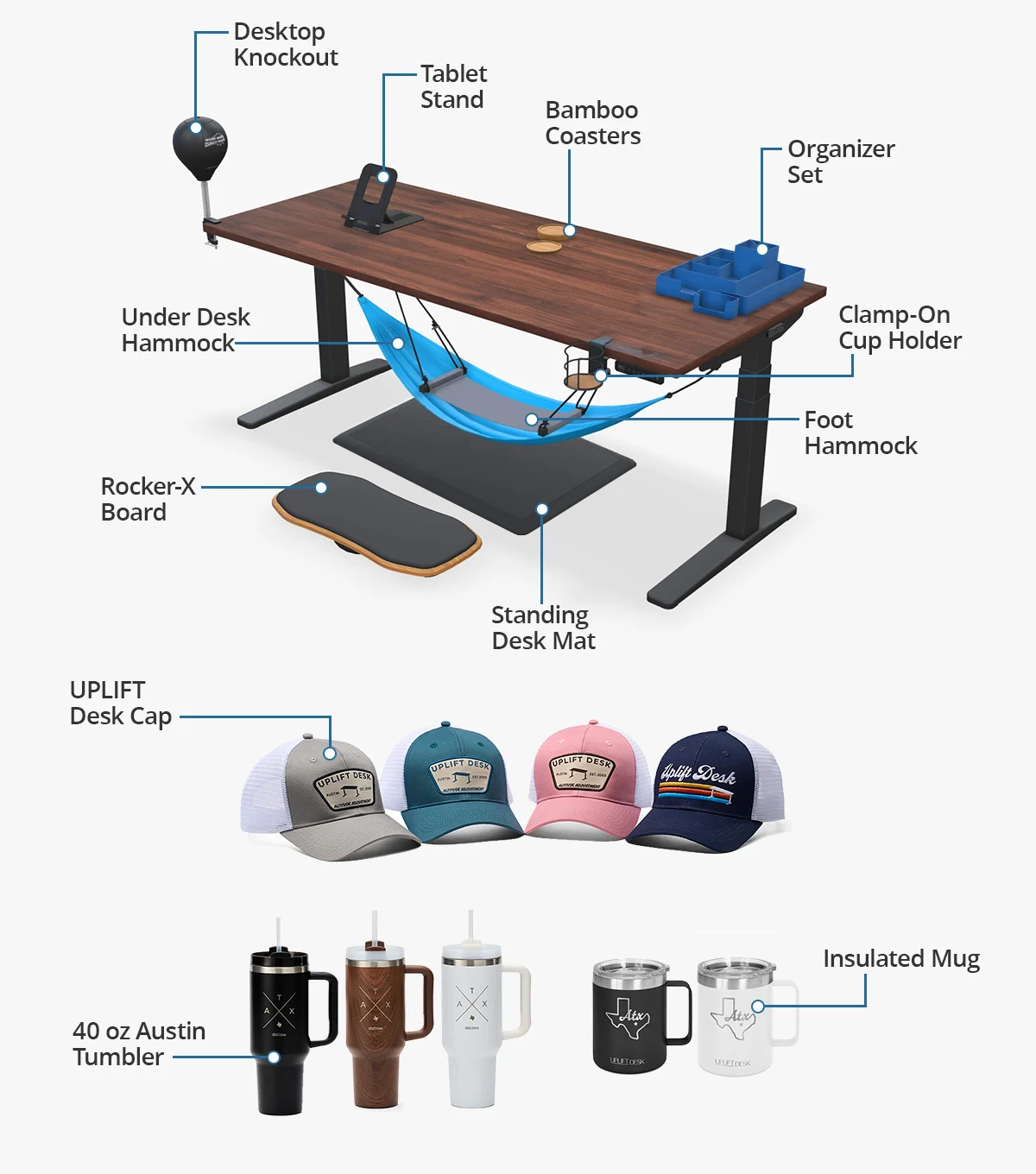 Free accessory options