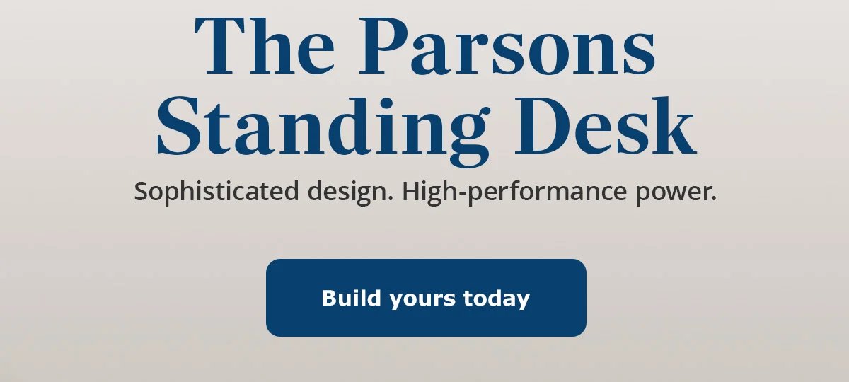 The Parsons Standing Desk: Build yours today