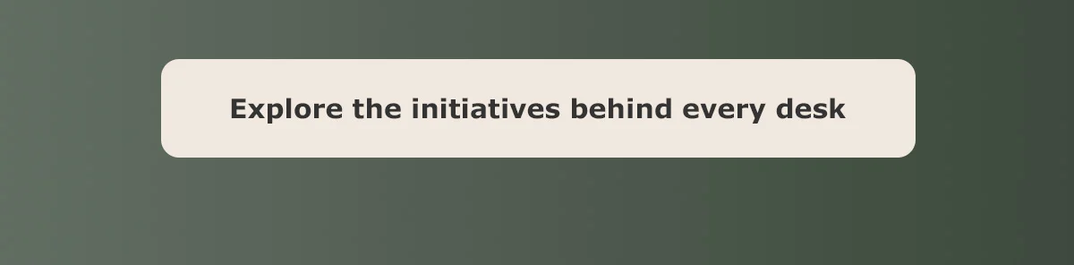 Explore the initiatives behind every desk