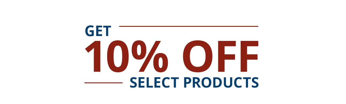 Get 10% off select products
