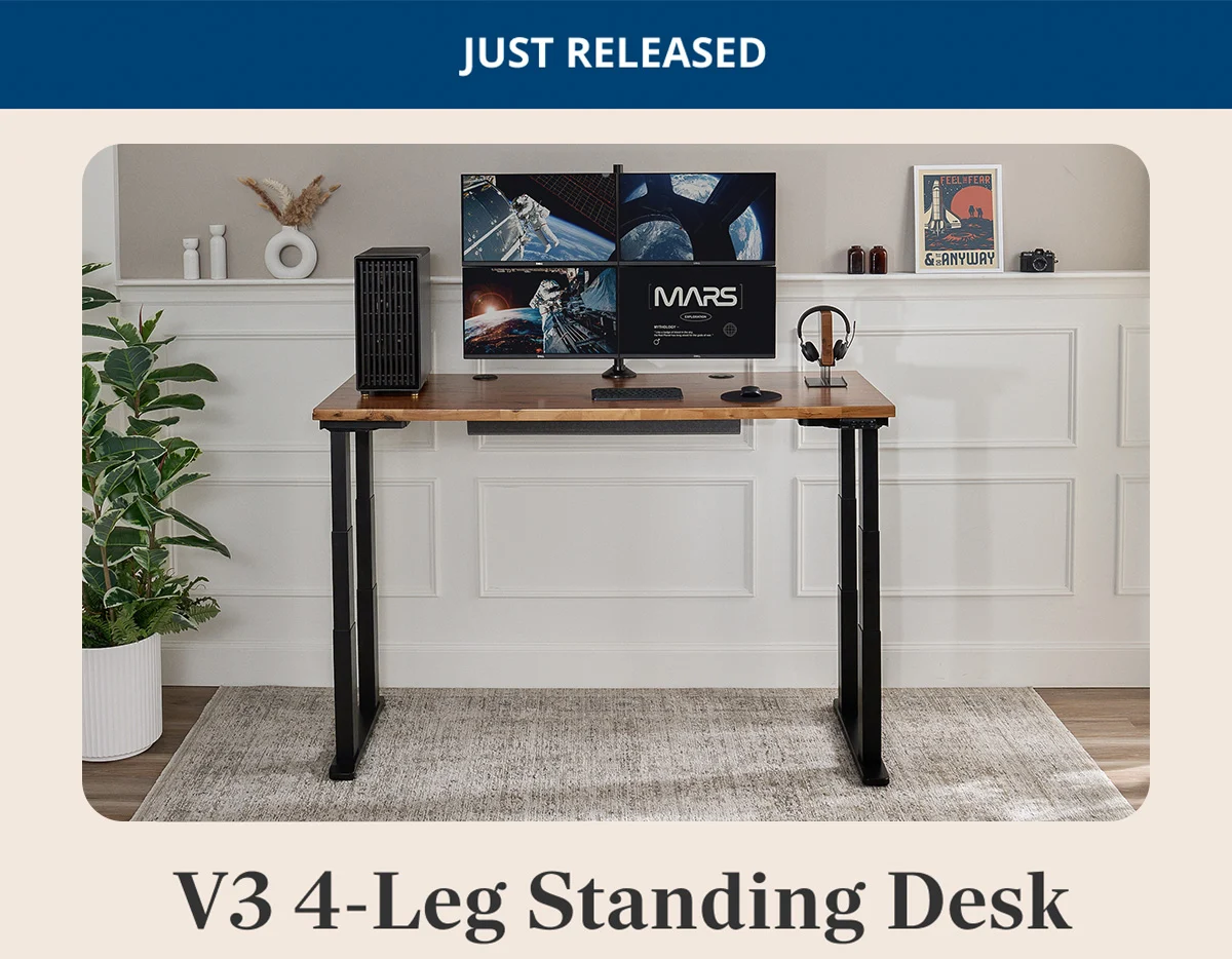 Just released: The V3 4-Leg Standing Desk