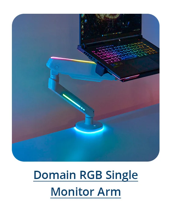 Domain RGB Single Monitor Arm