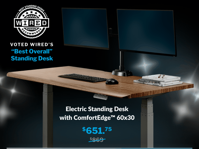 ComfortEdge Electric Standing Desk 60x30