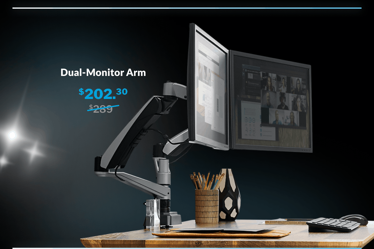 Dual-Monitor Arm