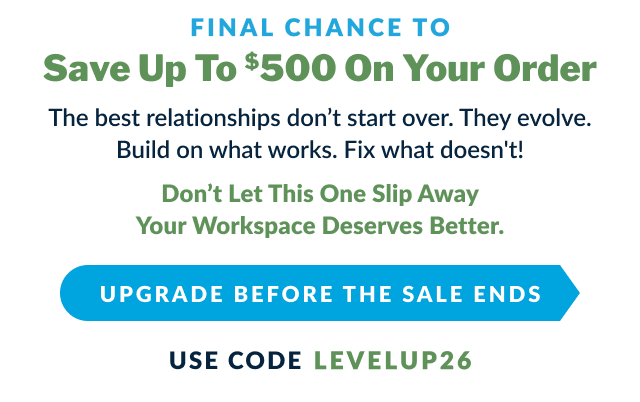 Upgrade Before the Sale Ends