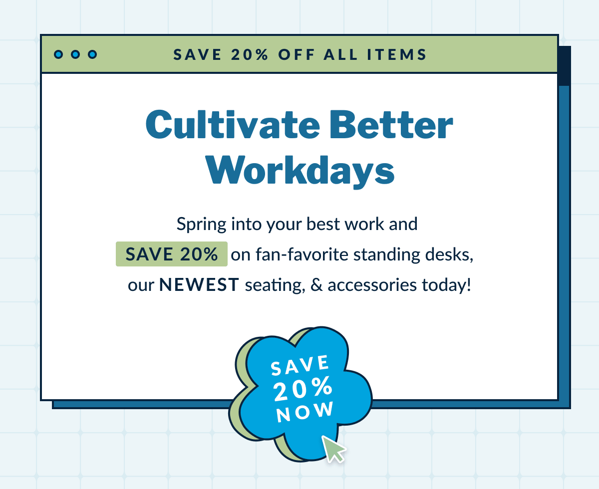 Save 20% Now