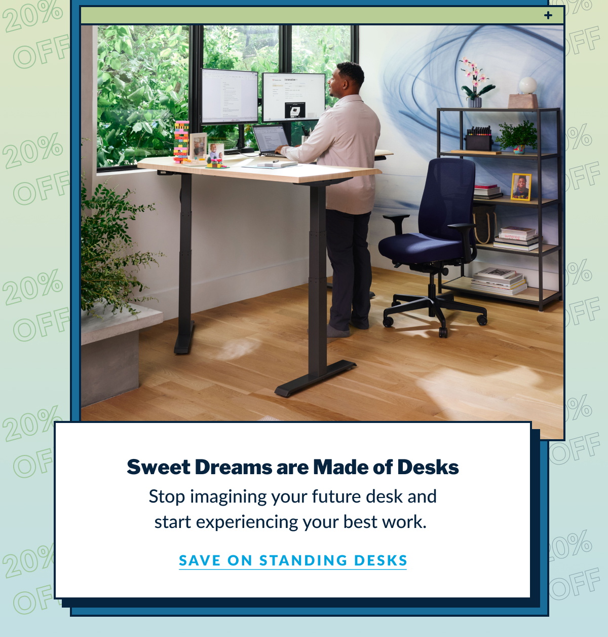 SAVE ON STANDING DESKS
