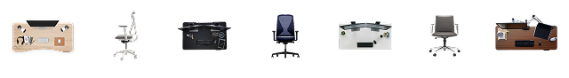 chairs and desks