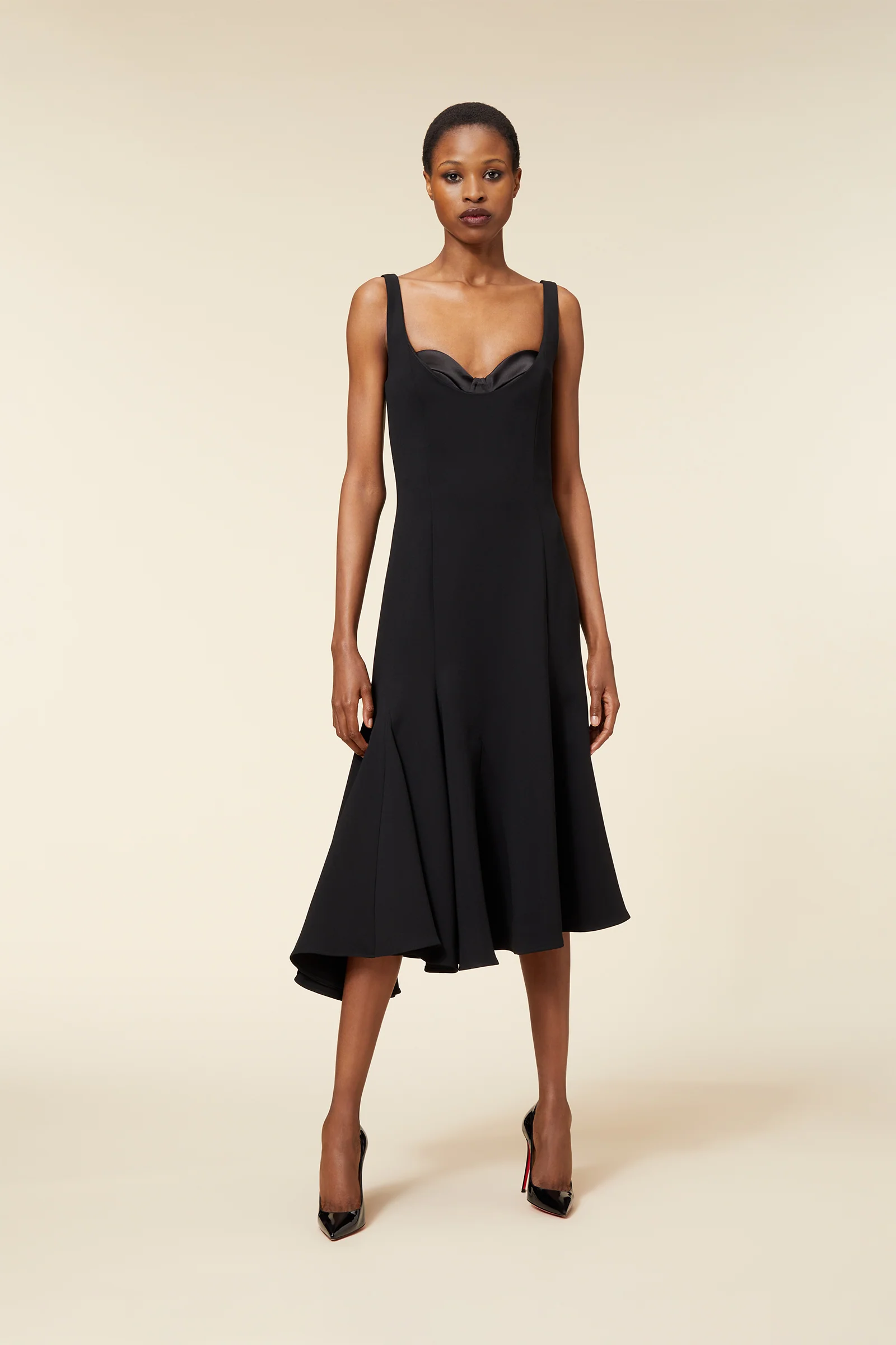 Image of COUTURE CORSET GODET DRESS