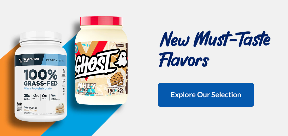 100% GRASS-FED Whey Protein Isolate, GHOST WHEY PROTEIN. New Must-Taste Flavors. Explore Our Selection
