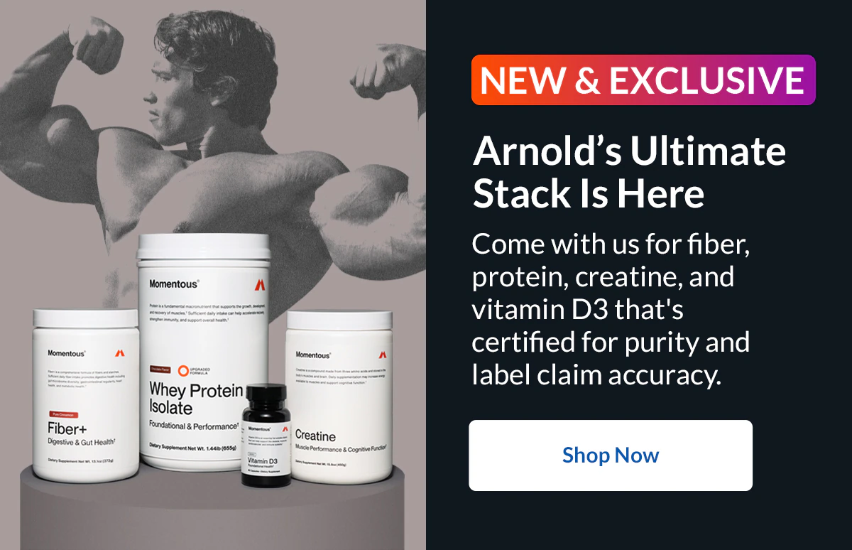 Momentous - Arnold’s Ultimate Stack Is Here | Find a Store
